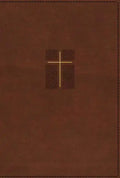Niv, Quest Study Bible, Leathersoft, Brown, Indexed, Comfort Print: The Only Q and A Study Bible - Imitation Leather