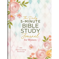 The Daily 5-Minute Bible Study Journal for Women: 365 Encouraging Readings - Hardcover