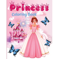 Princess coloring book: 60 unique and beautiful designs for girls aged 3-9 years - a great gift - Paperback