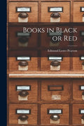 Books in Black or Red - Paperback