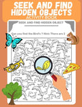 Seek and Find Hidden Objects Activity Book: Search and find for Kids, Puzzle, Look and Find, Activity pad, Picture Puzzle, Preschool, Kindergarten, Ki - Paperback