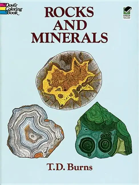 Rocks and Minerals Coloring Book - Paperback