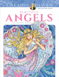 Creative Haven Beautiful Angels Coloring Book - Paperback
