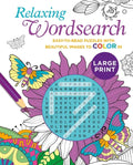 Relaxing Large Print Wordsearch: Easy-To-Read Puzzles with Beautiful Images to Color in - Paperback