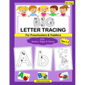 BIG Letter Tracing for Preschoolers & Toddlers: A Fun Activity and Coloring Book for Children Learning their Numbers, Letters and Shapes - Paperback