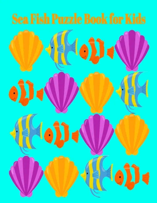 Sea Fish Puzzle Book for Kids - Paperback