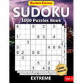Sudoku 1000 Puzzles Book: Extreme Difficult 9x9 Sudoku Puzzles Brain Games Book for Expert Adults with Solution Vol.1 - Paperback