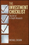 The Investment Checklist: The Art of In-Depth Research - Hardcover