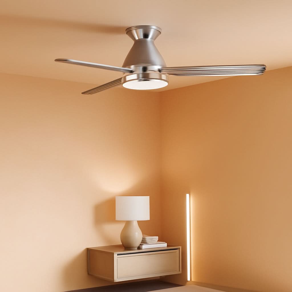 42 Inch Ceiling Fan With Dimmable Light And Remote
