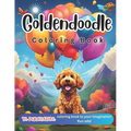 Goldendoodle coloring book: 50 fun facts about golden doodle for adult & kids - Paperback