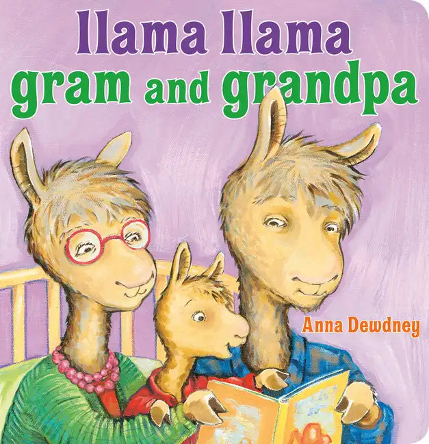 Llama Llama Gram and Grandpa - Board Book