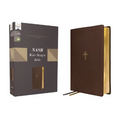 Nasb, Wide Margin Bible, Leathersoft, Brown, Red Letter, 1995 Text, Comfort Print - Imitation Leather