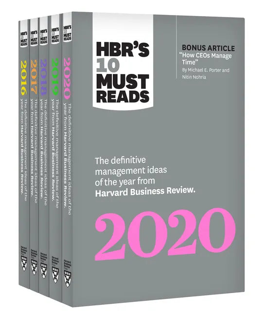 5 Years of Must Reads from Hbr: 2020 Edition (5 Books) - Paperback