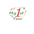 My 1st Year: First Year Memory Book, 29 pages, with monthly birthday and holidays pages, size: 6*9 inches, matte colorful cover with special design - Paperback