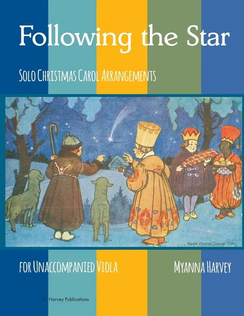 Following the Star, Solo Christmas Carol Arrangements for Unaccompanied Viola - Paperback