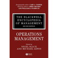 The Blackwell Encyclopedia of Management, Operations Management - Hardcover