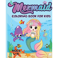 Mermaid Coloring Book for Kids Ages 4-8: 40 Unique and Beautiful Mermaid Coloring Pages (Children's Books Gift Ideas) - Paperback