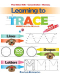 Learning To Trace: Lines, Shapes, Letters - Smart Activities - For ages 3 +: Preschool, Kindergarten - Paperback