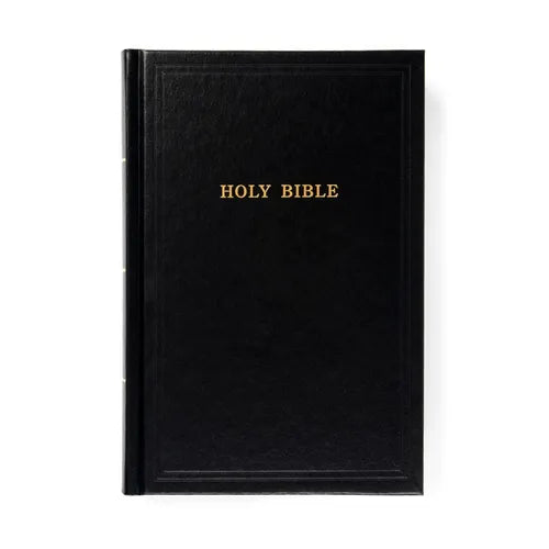 KJV Pew Bible, Black Hardcover: Holy Bible - Hardcover
