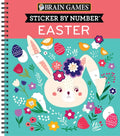 Brain Games - Sticker by Number: Easter - Spiral