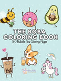 The Boba Coloring Book: 50 Bubble Tea Coloring Pages - Paperback