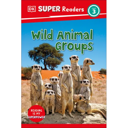 DK Super Readers Level 3 Wild Animal Groups - Hardcover