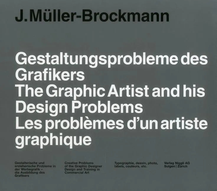 The Graphic Artist and His Design Problems - Hardcover