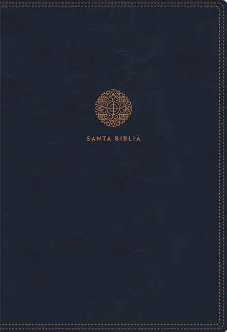 Rvr60, Santa Biblia, Letra Supergigante, Leathersoft, Azul, Con Índice Y Cierre, Comfort Print - Leather