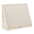 Single Sided Book Display Classroom Bookshelf White Wash