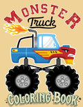Monster Truck Coloring Book: For Kids Ages 4-8 Big Print Unique Drawing of Monster Truck, Cars, Trucks, Мuscle Cars, SUVs, Supercars and more - Paperback