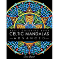 Celtic Mandalas - Advanced - adult coloring book: 50 pages of detailed Celtic designs to color, 8.5"x11" - Paperback