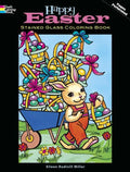 Happy Easter Stained Glass Coloring Book - Paperback