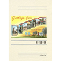 Vintage Lined Notebook Greetings from Bainbridge - Paperback