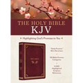 The Holy Bible Kjv: Highlighting God's Promises to You [Crimson & Gold] - Imitation Leather