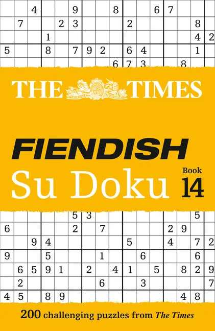 The Times Fiendish Su Doku Book 14: 200 Challenging Su Doku Puzzles - Paperback