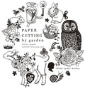 Paper Cutting by Garden: Flowers, Animals and Other Decorating Ideas - Paperback