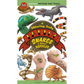 Slithering, Scaly Tattoo Snakes & Other Reptiles: 50 Temporary Tattoos That Teach - Paperback