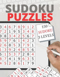 sudoku puzzles 150 SODUKU 3 LEVELS: the best 150 SODUKU 3 LEVELS 174 page, 8.5 x 11 inches, white paper. - Paperback