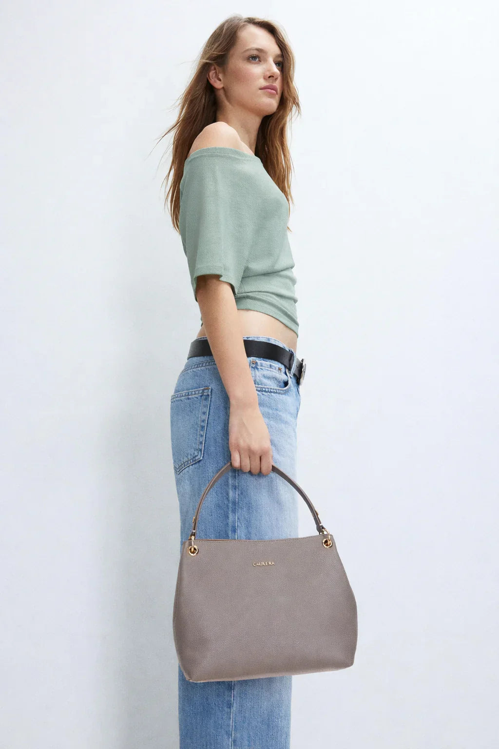 Carrera Calivra Women's Leather Bag – Floater Leather Shoulder Bag for Everyday Elegance | Minimal & Handcrafted