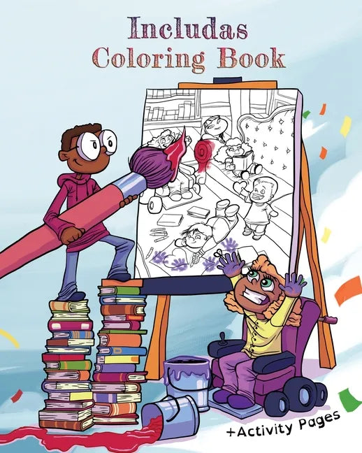 Includas Coloring Book: With Disability Inclusive Activity Pages - Paperback