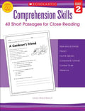 Comprehension Skills: 40 Short Passages for Close Reading: Grade 2 - Paperback