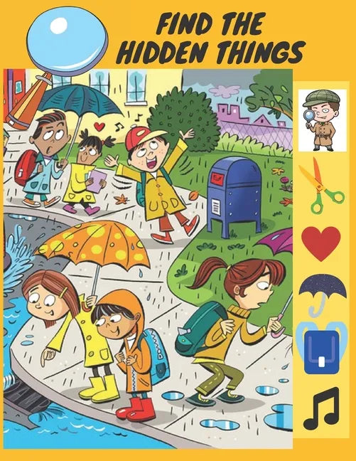 Find The Hidden Things: I Spy Challenge, Highlight Hidden Picture Books For Kids, Look And Find Books For Kids 4-6, I Spy Animals A Fun Guessi - Paperback