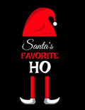Santa's Favorite Ho: Ho Ho Ho Holiday Notebook To Write In Funny Holiday Santa Jokes, Quotes, Memories & Stories With Blank Lines, Ruled, 8 - Paperback