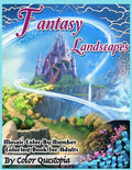 Fantasy Landscapes - Mosaic Color By Numbers Coloring Book For Adults: A Magical Extreme Adult Color-By-Number Book of Detailed Hidden Nature, Secret - Paperback
