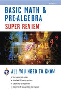 Basic Math & Pre-Algebra Super Review - Paperback
