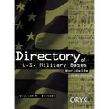 Directory of U.S. Military Bases Worldwide: Third Edition - Hardcover