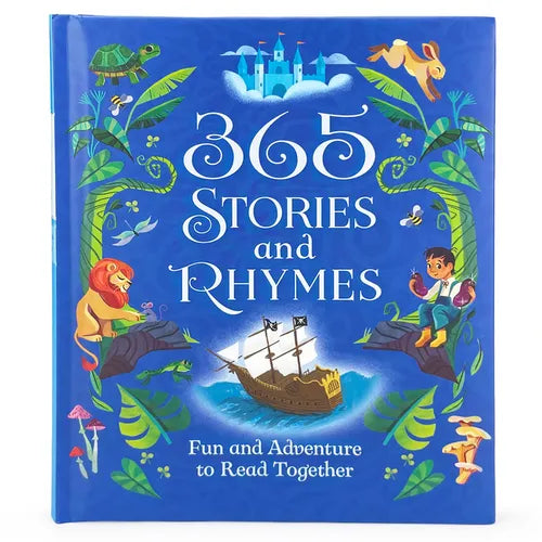 365 Stories and Rhymes Treasury Blue: Fun and Adventure to Read Together - Hardcover