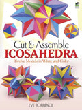 Cut & Assemble Icosahedra: Twelve Models in White and Color - Paperback