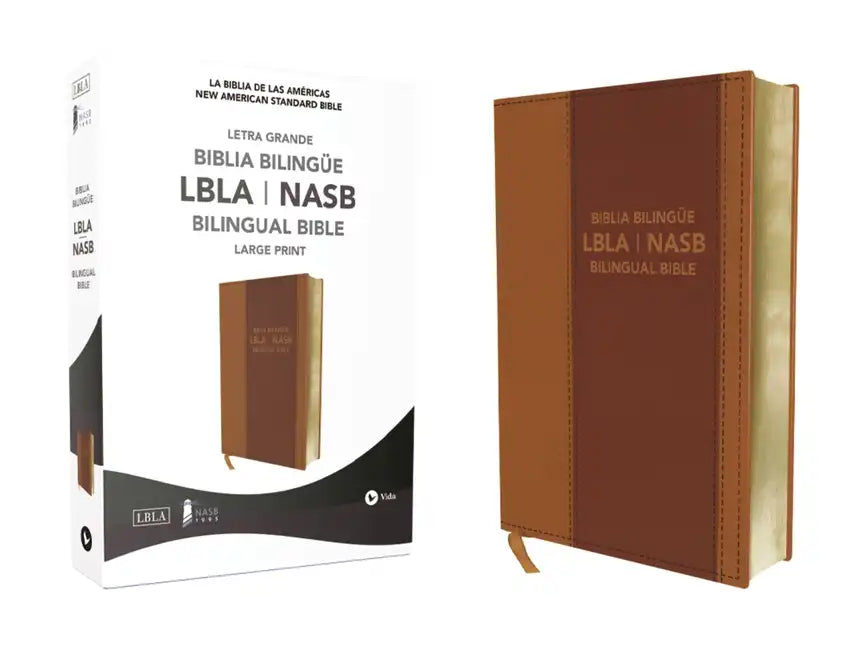 Nasb/Lbla, Bilingual Bible, Leathersoft, Brown / Nasb/Lbla, Biblia Bilingüe, Leathersoft, Café - Imitation Leather