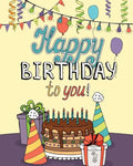 Happy Birthday to You!: Enjoy Relaxation with a Coloring Book in Celebration of Your Special Day - Paperback